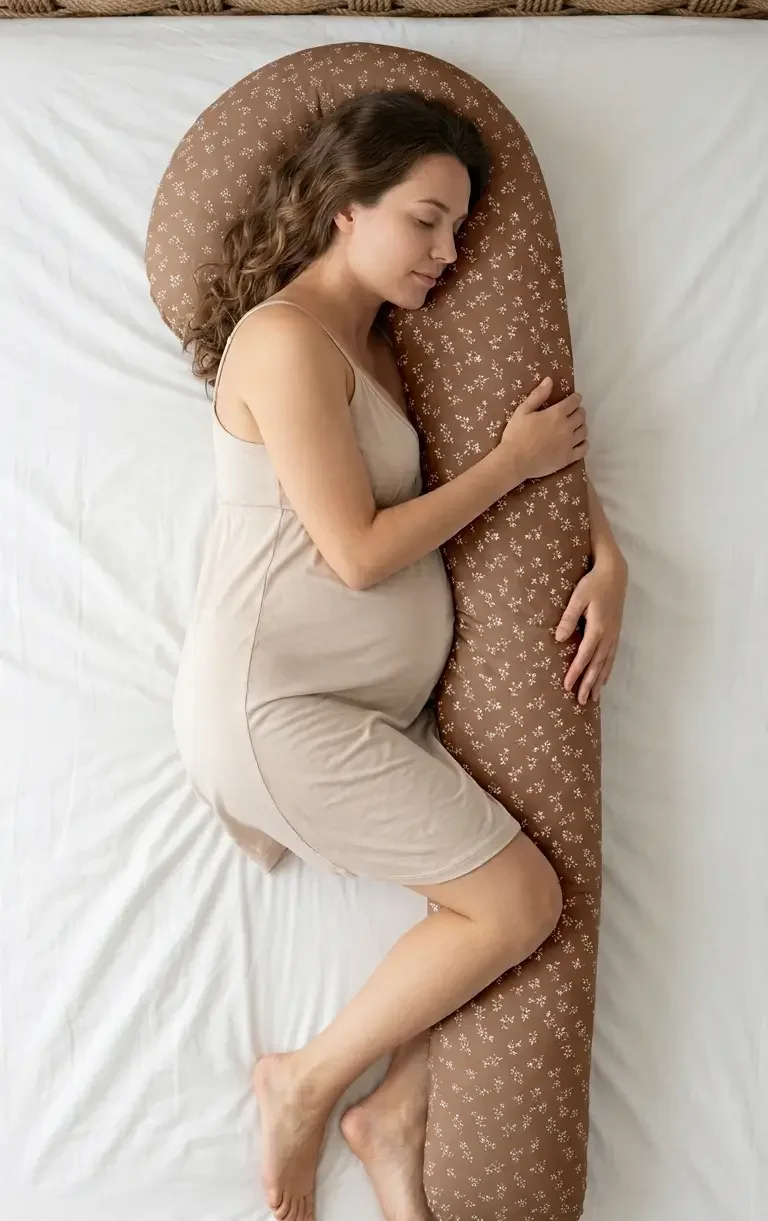 The Earth Mama Foldable Pregnancy Pillow